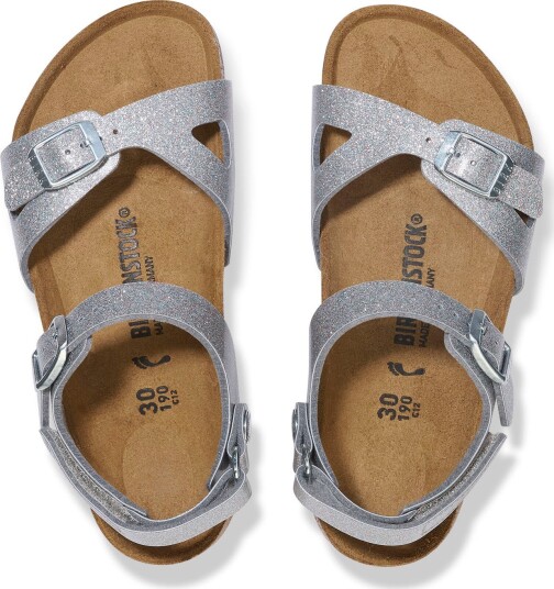 Birkenstock Kids" Rio As Kids BF Sparkling Silver 33