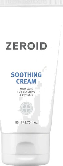 Zeroid Soothing Cream 80ml - Hypoallergen Fuktighetskrem for Tørr og Sensitiv Hud