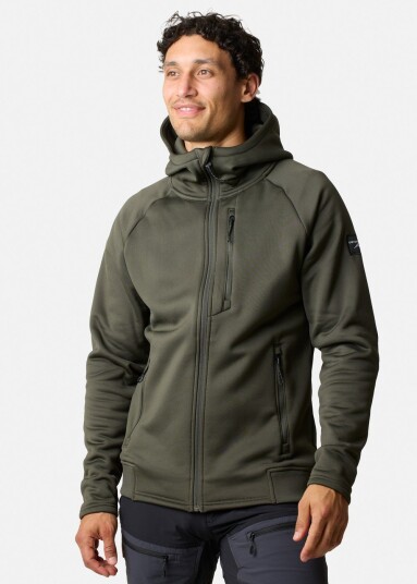 Swedemount Lofoten Tech Stretch Hood Olive L Hoodies