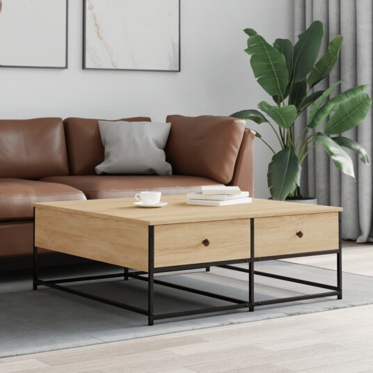  Salongbord sonoma eik 100x99x40 cm konstruert tre 8721012124561
