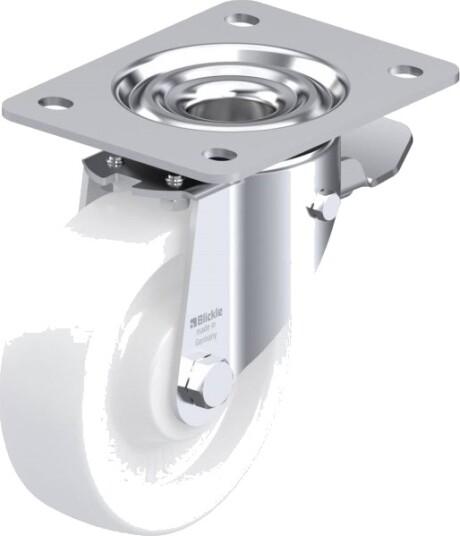 Blickle 295360 Lk-Spo 125G-3-St Styrehjul Med Brems (125 Mm, 350 Kg Maks.) 1 Stk