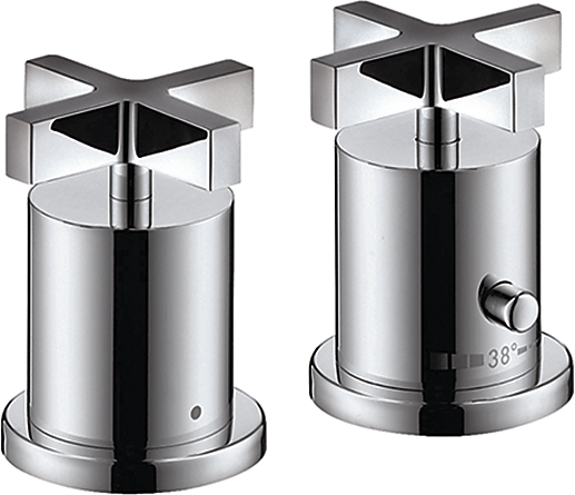 Axor Citterio 2-hulls Badekartermostat Krom Axor Citterio 2-hulls Badekartermostat Krom