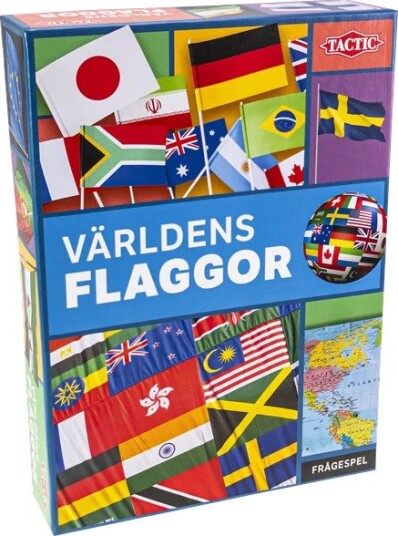 Tactic Världens Flaggor Spill Svensk