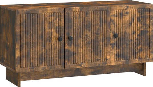  TV skap Røkt Eik 99 x 34,5 x 50 cm Konstruert tre