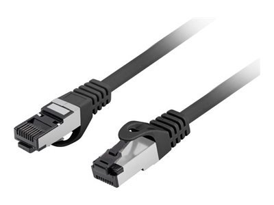 Lanberg Koblingskabel Rj-45 Hann Til Rj-45 Hann 1.5 M 6.2 Mm S/Ftp Cat 8.1 Halogenfri Strandet Kobber Uten Hindringer Formstøpt Svart