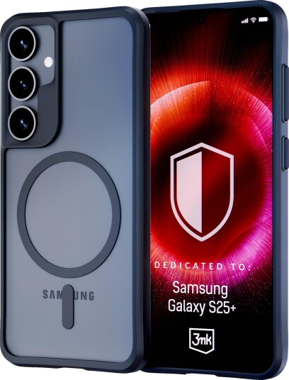 3mk Satin Armor MagCase til Samsung Galaxy S25+ Gjennomsiktig