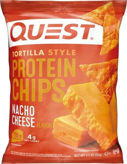 Quest Protein Tortilla Chips Nacho Cheese 32 g