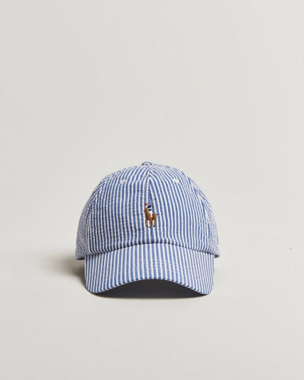 Polo Ralph Lauren Seersucker Cap Cruise Royal