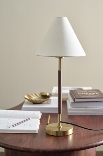 Ellos Home Bordlampe Gabriel Messing