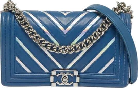 Chanel Vintage Dame Pre owned Blå ONE SIZE,
