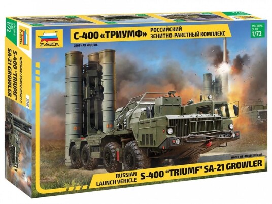 Zvezda 1/72 Russian Launch Vehicle S-400 Triumf SA-21 Growler Zvezda 1/72 Russian Launch Vehicle S-400 Triumf SA-21 Growler