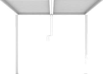 Rkc Pergola stavern 3x3m hvit