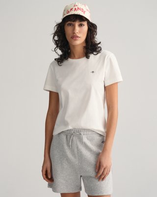Gant Reg Shield Ss T-Shirt - White - XL