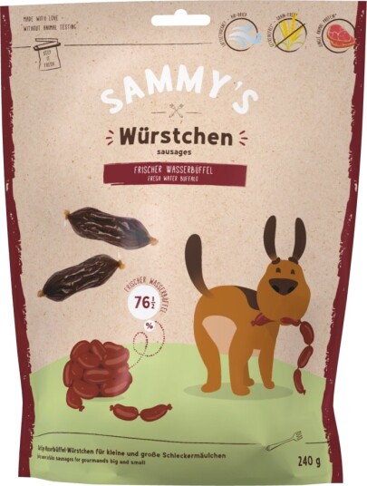 Sammy'S Pølser Med Vannbøffel 12 X 240 G