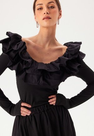 Object Collectors Item Objemilie Sli L/S TOP TOP Top Black XS