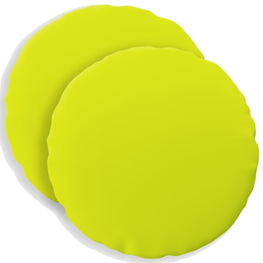 vidaXL Putetrekk 2 pcs HEERLEN Lys grønn Ø 60 cm Polyester