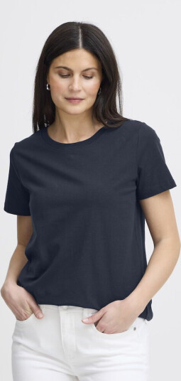 Fransa Frzashoulder Tee 1 - Navy - XXL Fransa Frzashoulder Tee 1 - Navy - XXL