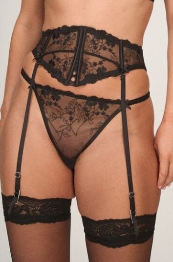 Hunkemöller Peonie Waspie Svart