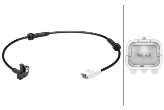 Sensor, ABS HELLA 6PU 012 679-181