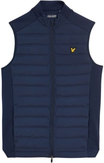 Lyle & Scott Hybrid Quilted Vest Herre Blå Xl