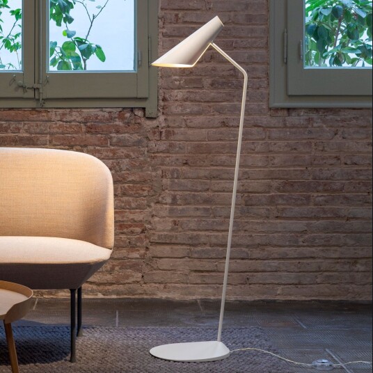 Gulvlampe Vibia I.Cono Hvit Stue Plast Skandinavisk 127 Hvit