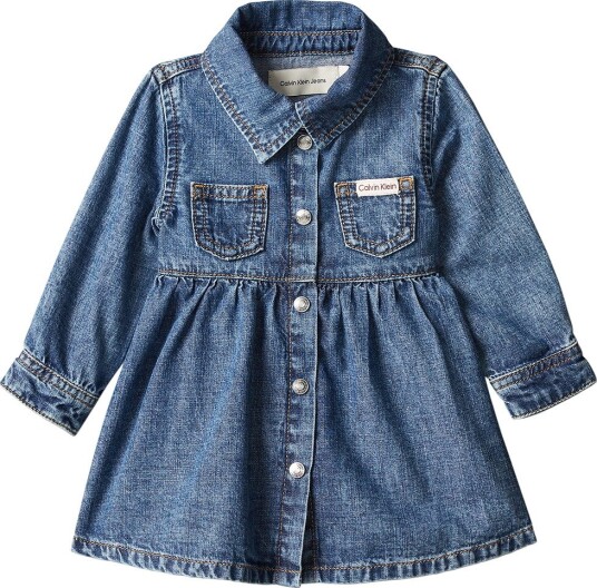 Calvin Klein Kjole Denim Beckford Calvin Klein 3 år (98) Kjole Blå