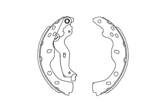 Bremsesko sett KAVO PARTS KBS 8914