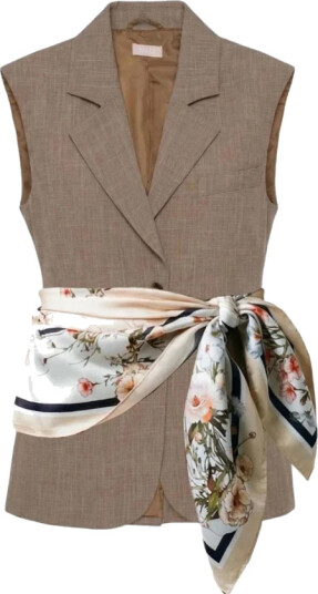 Liu Jo Dame Jakker Beige M, Liu Jo Dame Jakker Beige M,