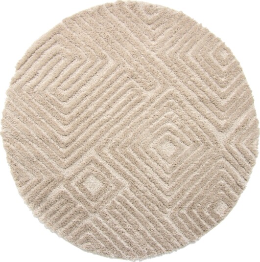 Runde tepper Monti beige Størrelse: Ø 200 cm Runde tepper Monti beige Størrelse: Ø 200 cm