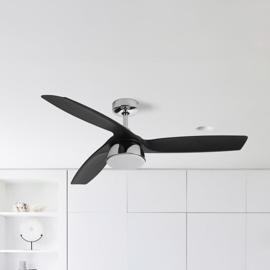Bronx LED takvifte DC stillegående 132 cm CCT – Beacon Beacon Lighting Bronx dimmbar Svart Stue Plast Moderne 26.5 Svart