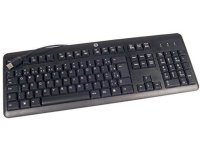 HP 672647-073, Full størrelse (100 og), Koblet med ledninger (ikke trådløs), USB, Membrannøkkelbryter, Sort