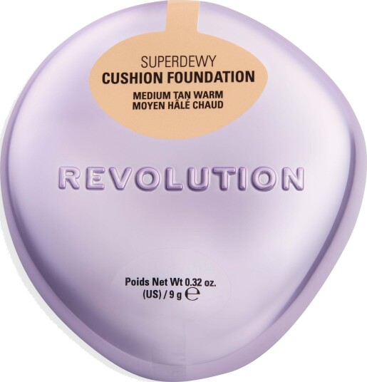 Revolution Beauty Superdewy Cushion Foundation Medium Tan Warm Revolution Beauty Superdewy Cushion Foundation Medium Tan Warm