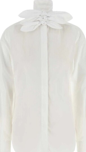 Moschino, Dame, Bluser & Skjorter, Hvit, S,