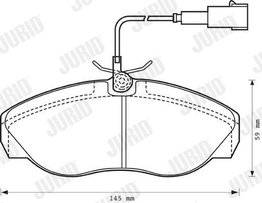 Bremseklosser JURID 573060J Bremseklosser JURID 573060J