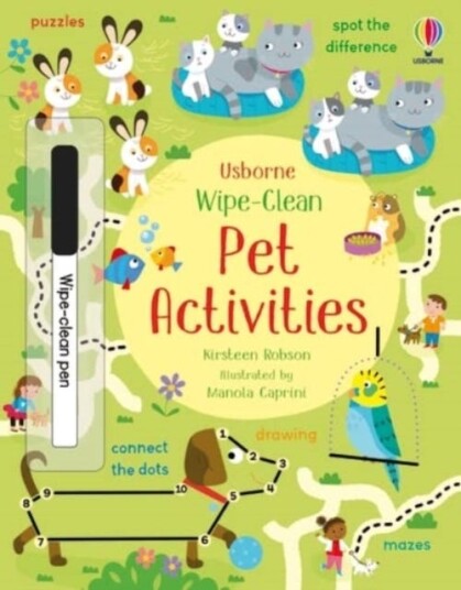 Wipe-Clean Pet Activities Av Kirsteen Robson Wipe-Clean Pet Activities Av Kirsteen Robson
