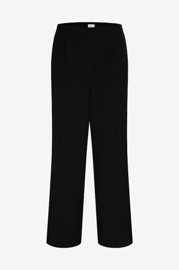 Saint Tropez - Bukser CelestSZ Wide Leg Pants - Svart Saint Tropez - Bukser CelestSZ Wide Leg Pants - Svart