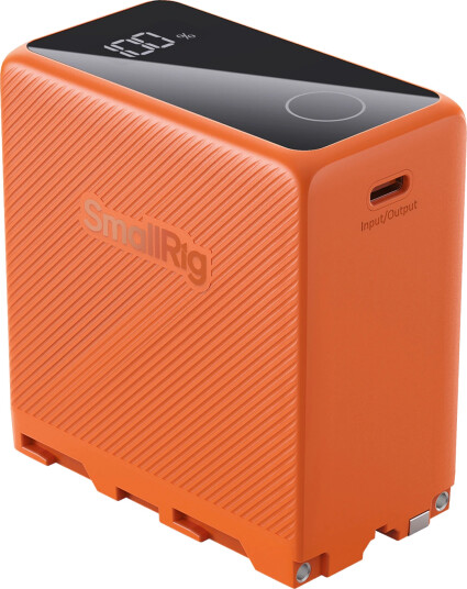 SmallRig 4576 NP-F970 Camera Battery Orange. USB-C Rechargeable