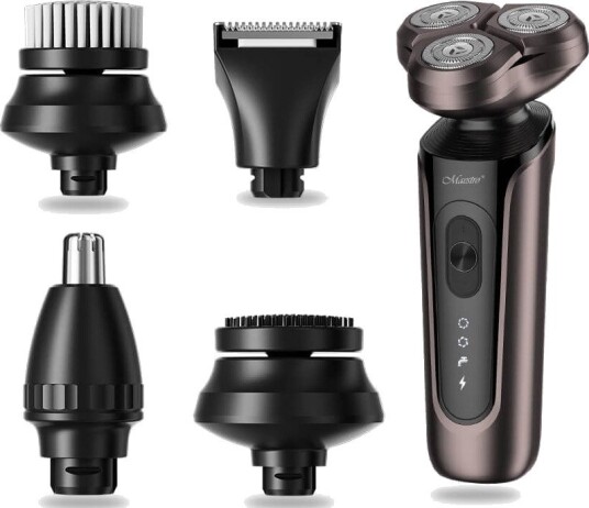Maestro 5-i-1 USB barbermaskin - 2 skjærehoder - svart