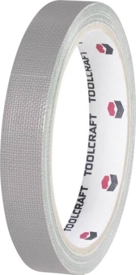 Toolcraft Heb15l10ac Tekstiltape Heb15l10ac Grå 10 M X 15 Mm