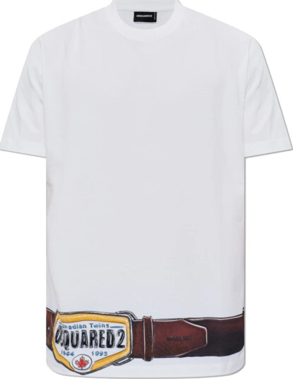 Dsquared2 Herre Topper Hvit 2XL, Dsquared2 Herre Topper Hvit 2XL,