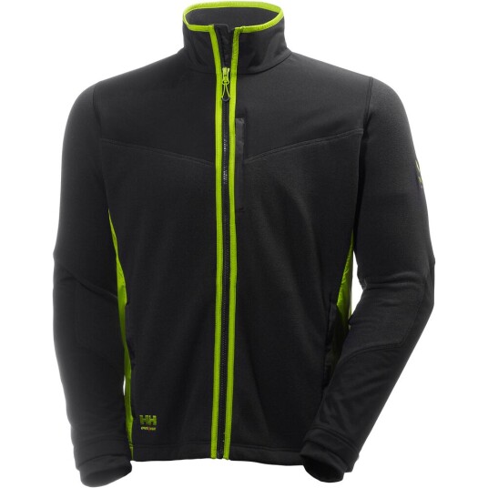Helly Hansen Jakke Sort M Lime S Magni Fleece Polartec