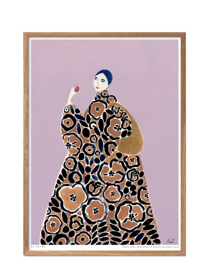Poster & Frame La Poire - Flower Coat - Multi/patterned - 70X100CM Poster & Frame La Poire - Flower Coat - Multi/patterned - 70X100CM