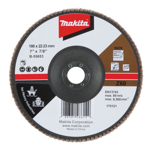 Makita B 55653 Lamellslipeskive 180 Z60