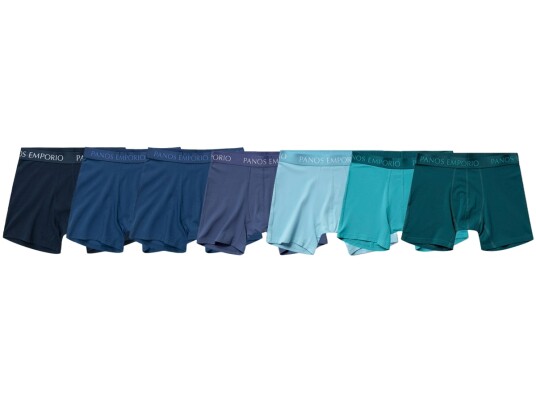 Panos Emporio 7pk Base Bamboo Boxer Assorted Medium