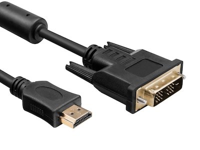 DVI til HDMI kabel 2m (sort)