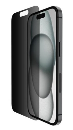 Belkin ScreenForce Pro Herdet Glass Skjermbeskytter med Personvernsfilter for iPhone 14/15 Pro