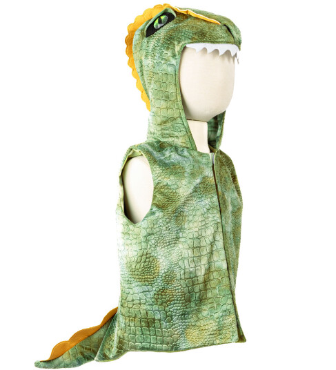 Great Pretenders Kostymer The All Day Everyday Dino Vest 3 4 år 98 104 Kostymer Grønn