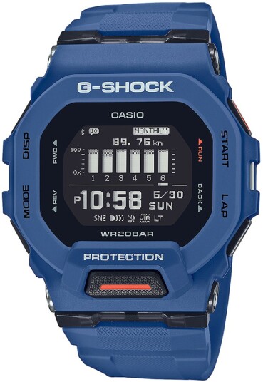Casio Herreklokke GBD 200 2ER G Shock LCD/Resinplast