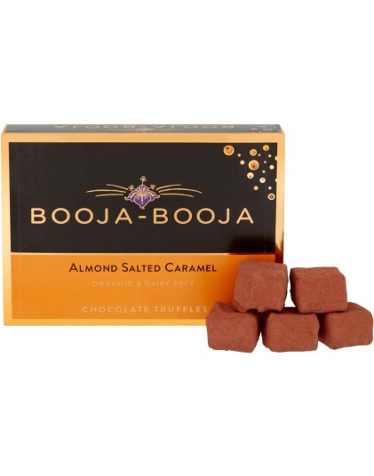 Booja Booja Almond Salted Caramel   Sjokoladetrøffler med Salt Karamell 92 gram