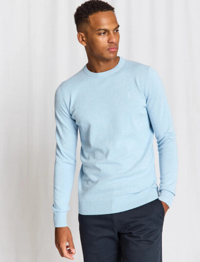 Bruun & Stengade Bs Jupiter Regular Fit Knitwear Blue M Bruun & Stengade Bs Jupiter Regular Fit Knitwear Blue M